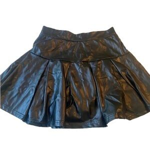 Black Leather skirt. Super cute for halloween or anything in general.